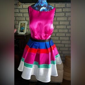 Striped dress size large